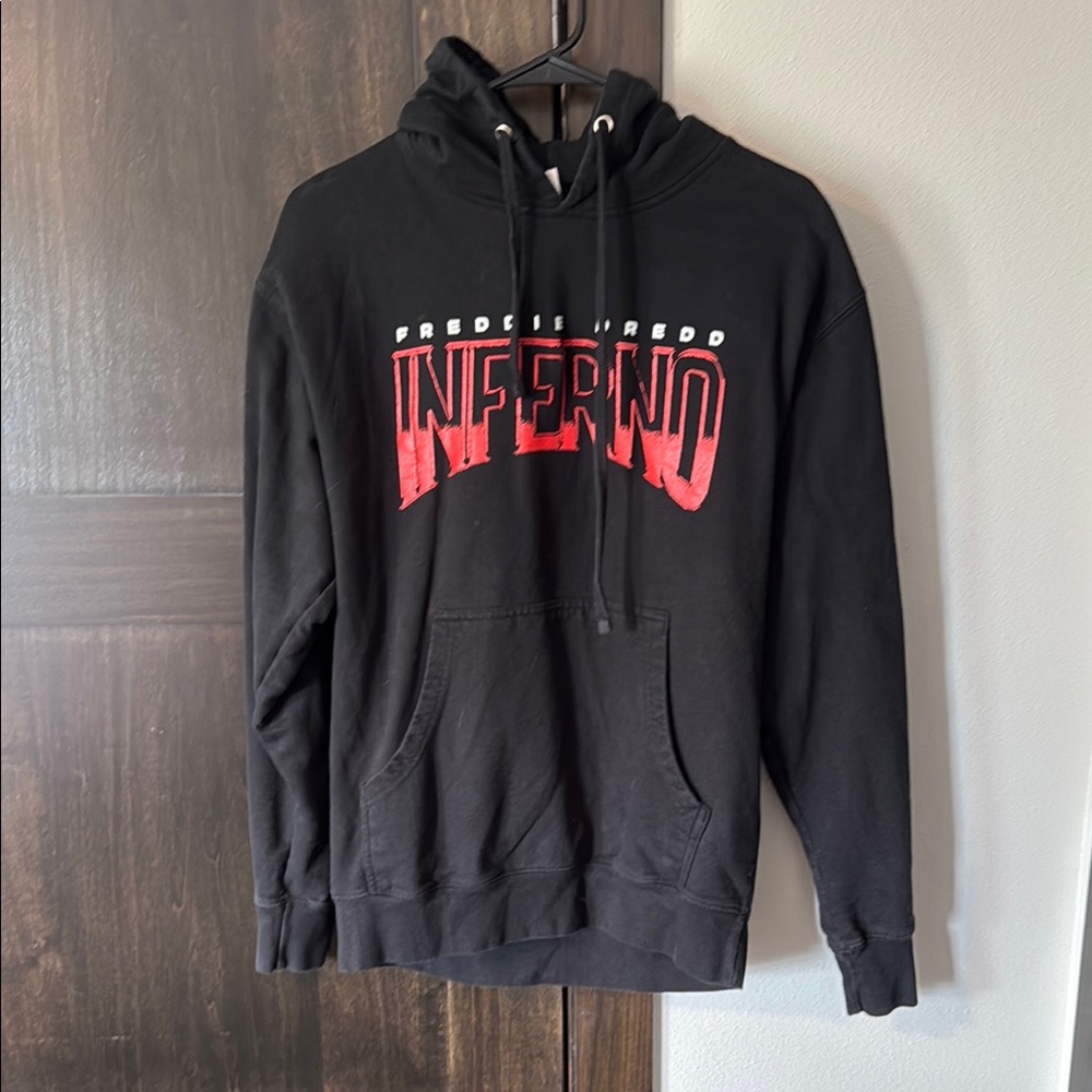 Inferno Black Hoodie - Freddie Dredd Tour